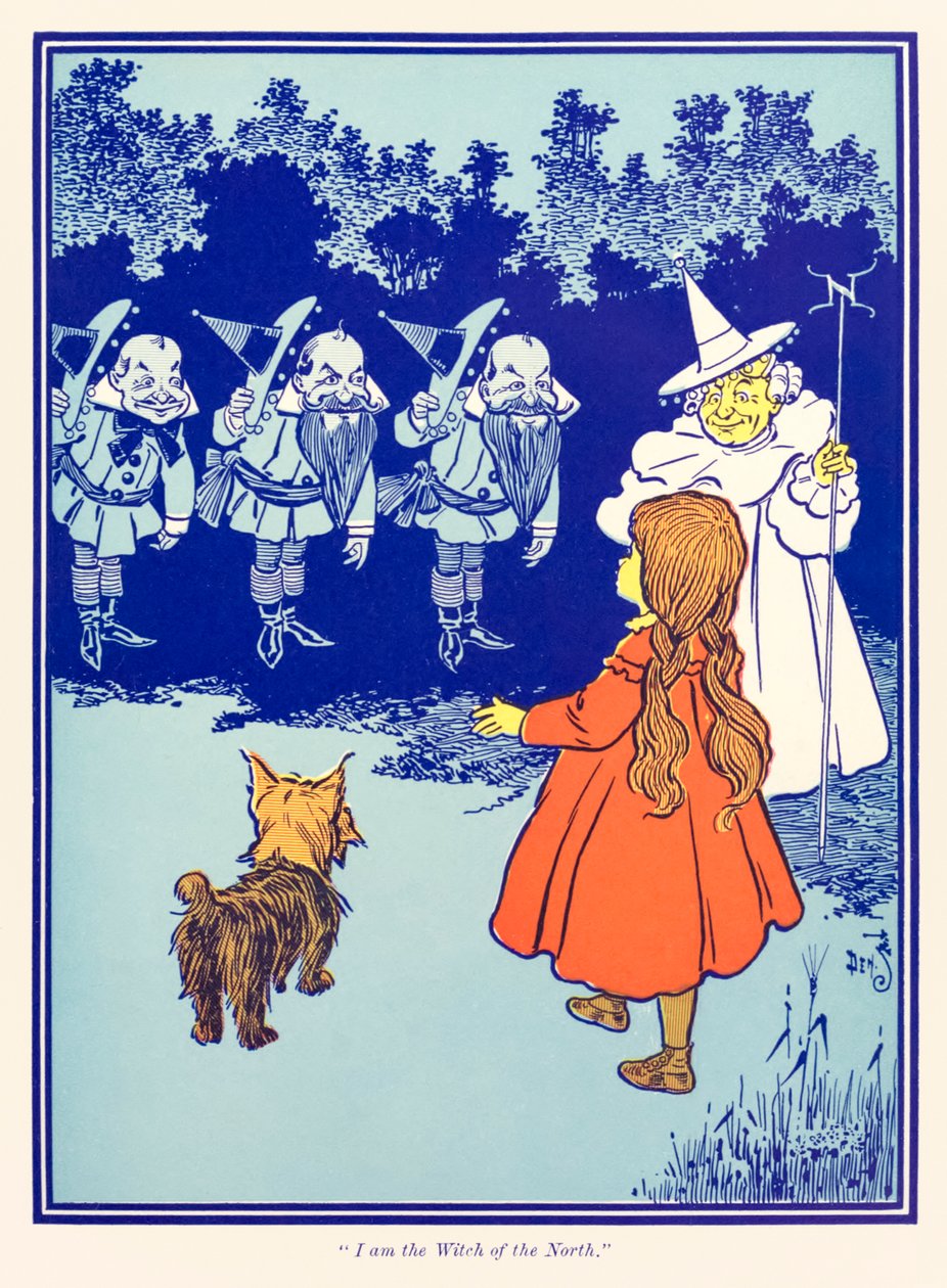 „Én vagyok az észak boszorkánya” L. Frank Baum „Óz csodálatos varázslója” című művéből alkotó: William Wallace Denslow