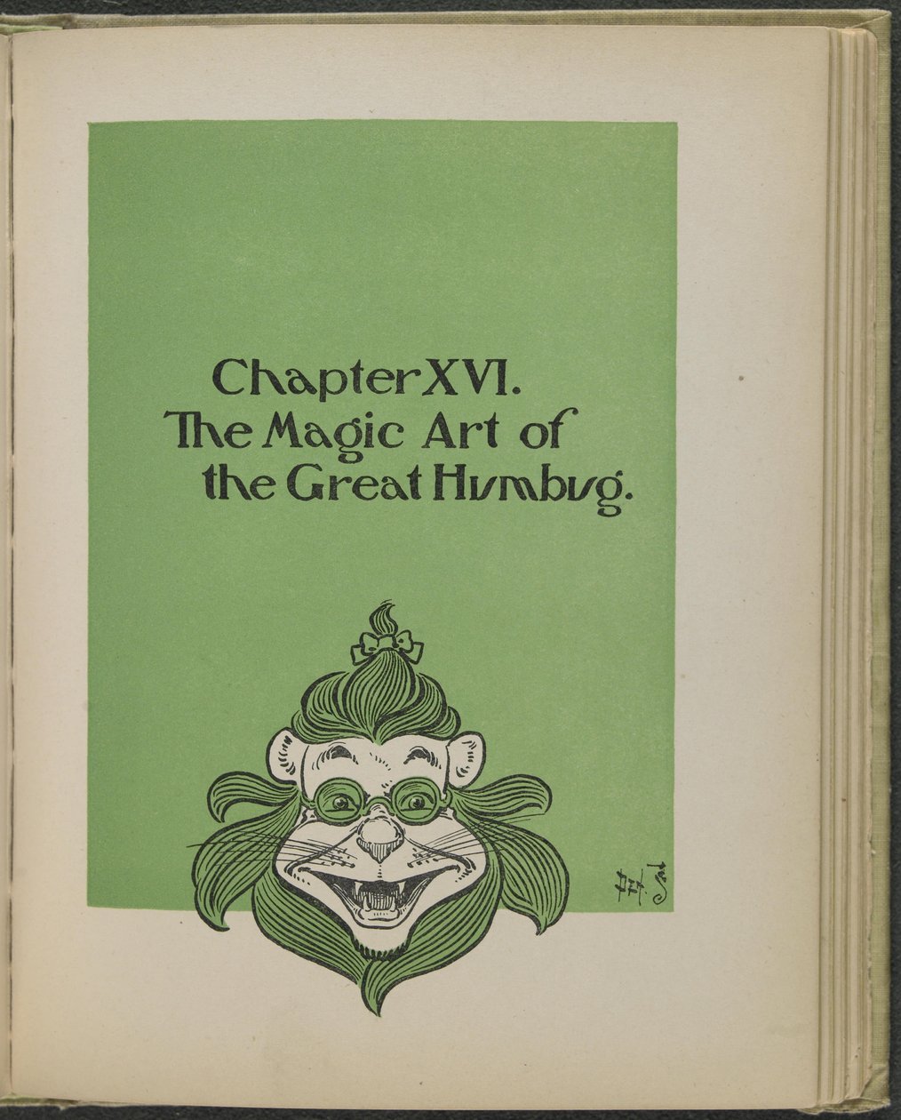 Illusztráció Lyman Frank Baum "Óz, a csodálatos varázsló" című művéből. alkotó: William Wallace Denslow