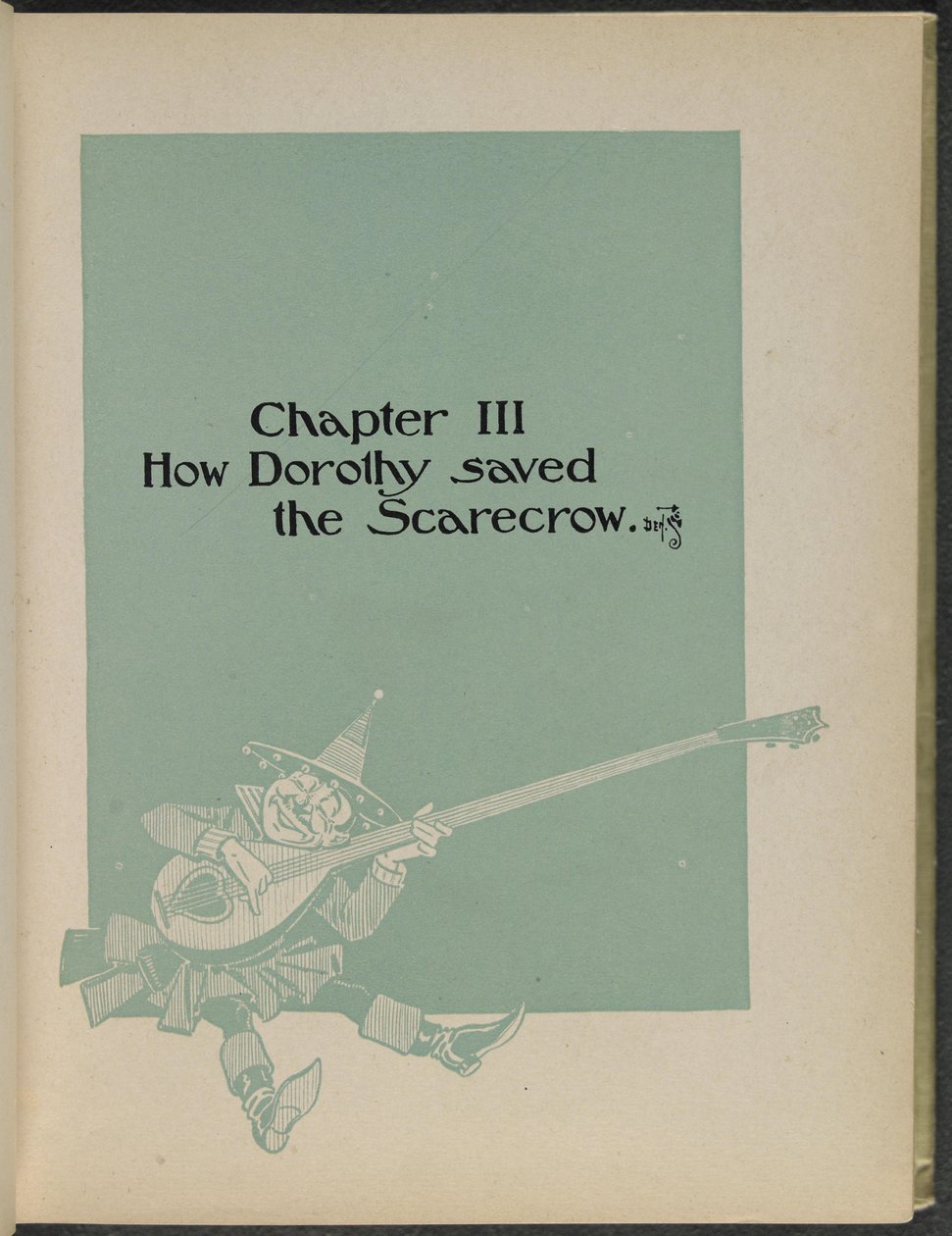 Illusztráció Lyman Frank Baum "Óz, a csodálatos varázsló" című művéből. alkotó: William Wallace Denslow
