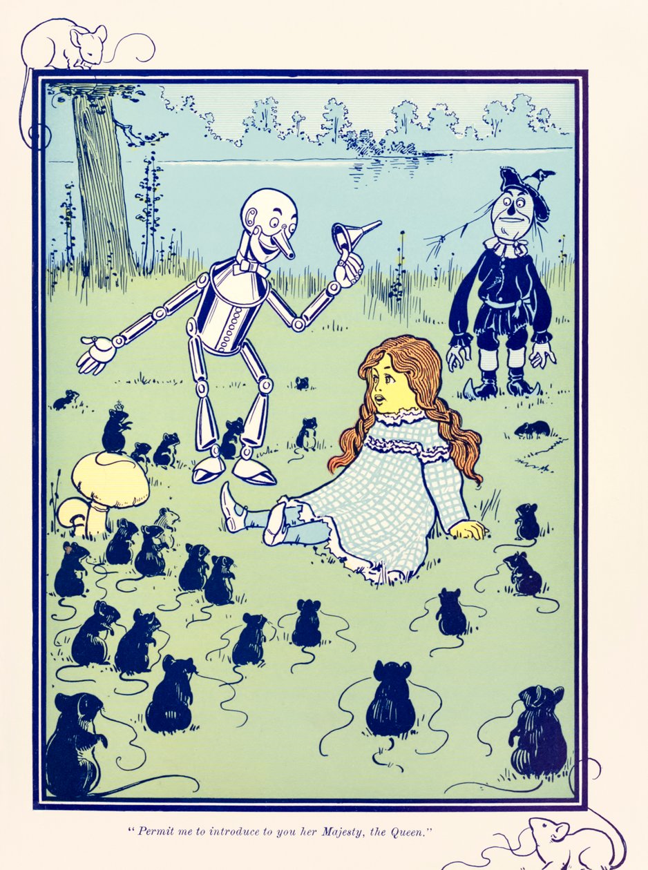 ?Engedje meg, hogy bemutassam Önöknek őfelségét, a királynőt. a ?Óz csodálatos varázslója? L. Frank Baum alkotó: William Wallace Denslow
