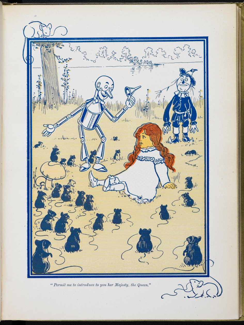 – Engedje meg, hogy bemutassam önnek őfelségét, a királynőt. alkotó: William Wallace Denslow