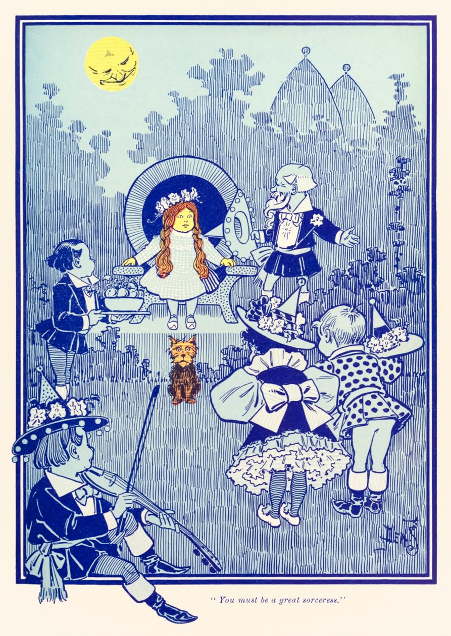 ?Bizonyára nagy varázslónő vagy.? a ?Óz csodálatos varázslója? L. Frank Baum alkotó: William Wallace Denslow