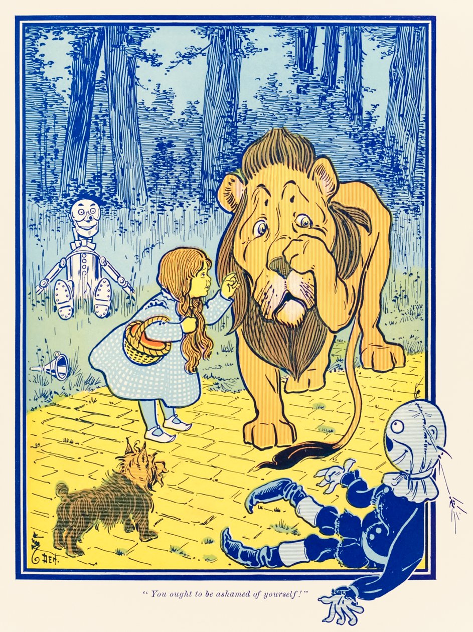 ?Szégyellned kellene magad!? a ?Óz csodálatos varázslója? L. Frank Baum alkotó: William Wallace Denslow