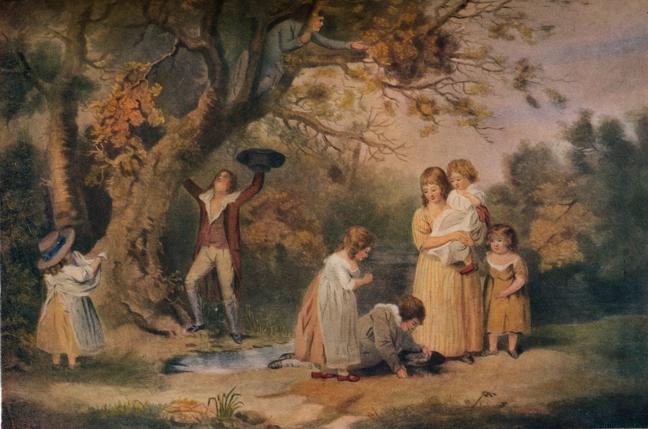 Gyermek madárfészkelő, 1789 alkotó: William Ward