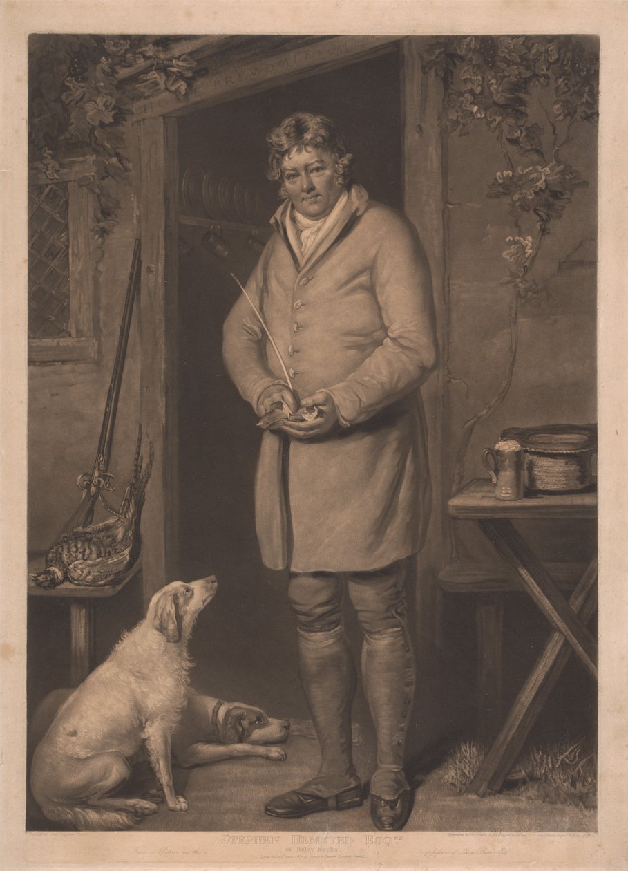 Stephen Hemsted, Esq., Ilsleyből, Berks alkotó: William Ward