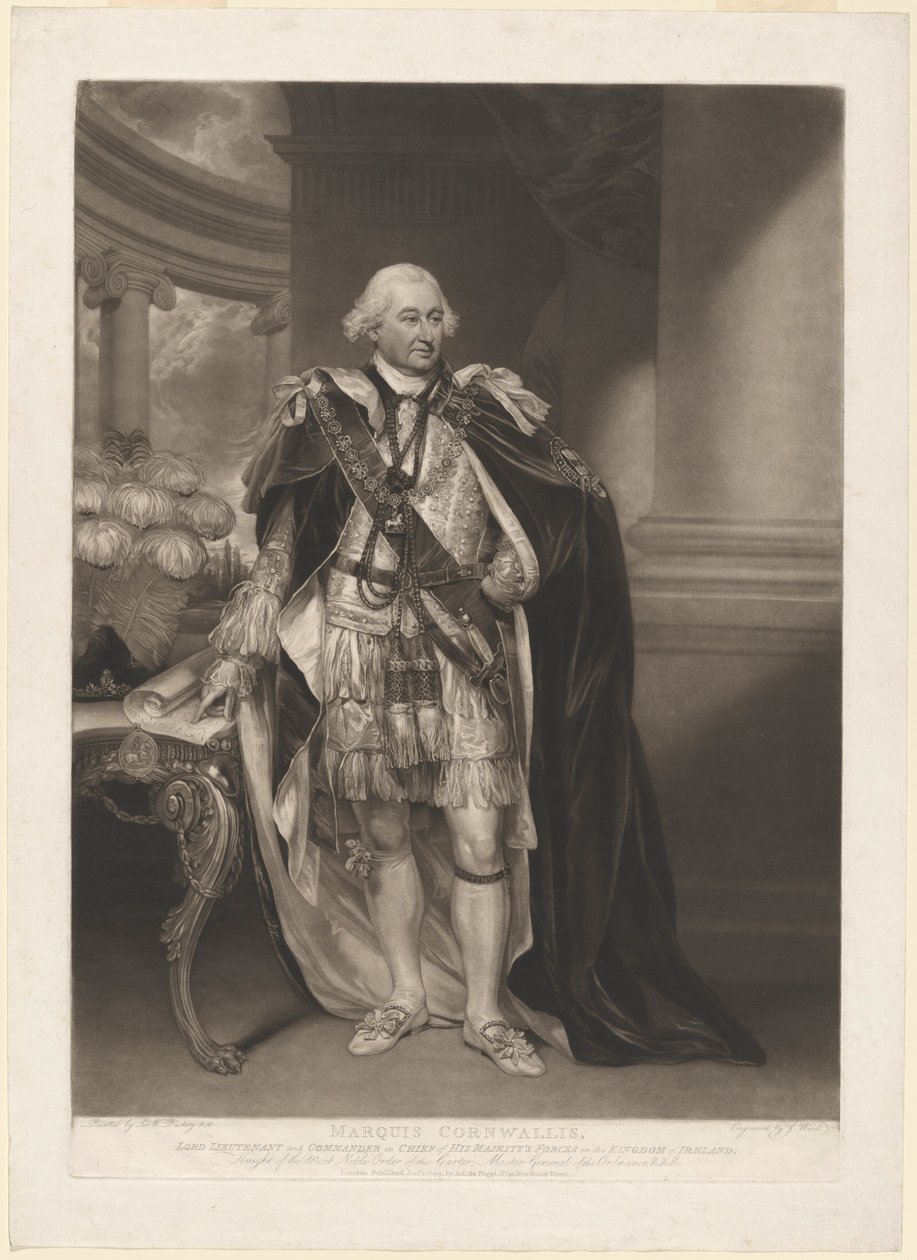 Lord Cornwallis alkotó: William Ward after Sir William Beechey