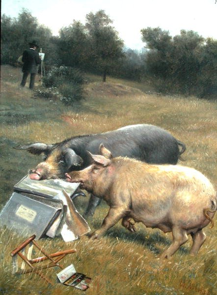 Jó íz (olaj a fedélzeten) alkotó: William Weekes