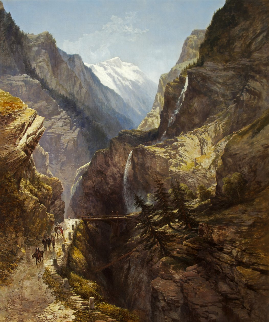 Simplon Pass (olaj, vászon) alkotó: William West