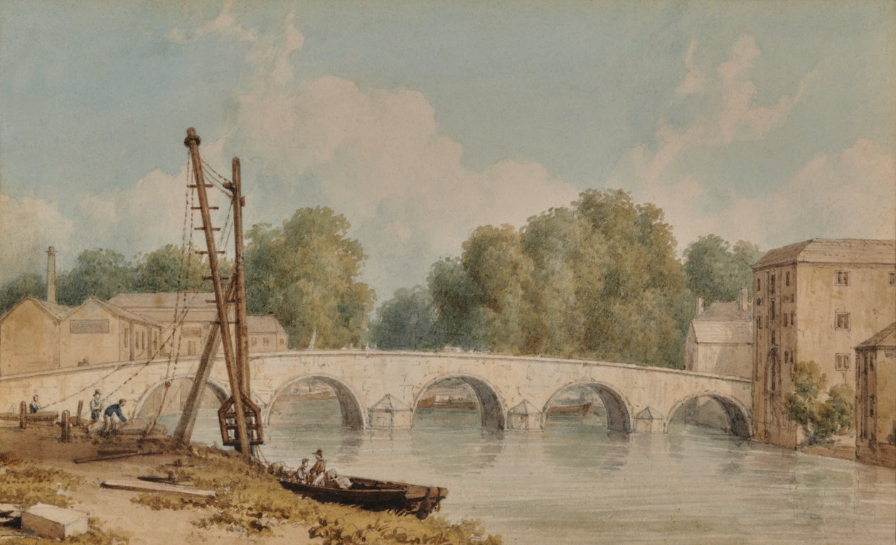 Maidstone híd alkotó: William Westall