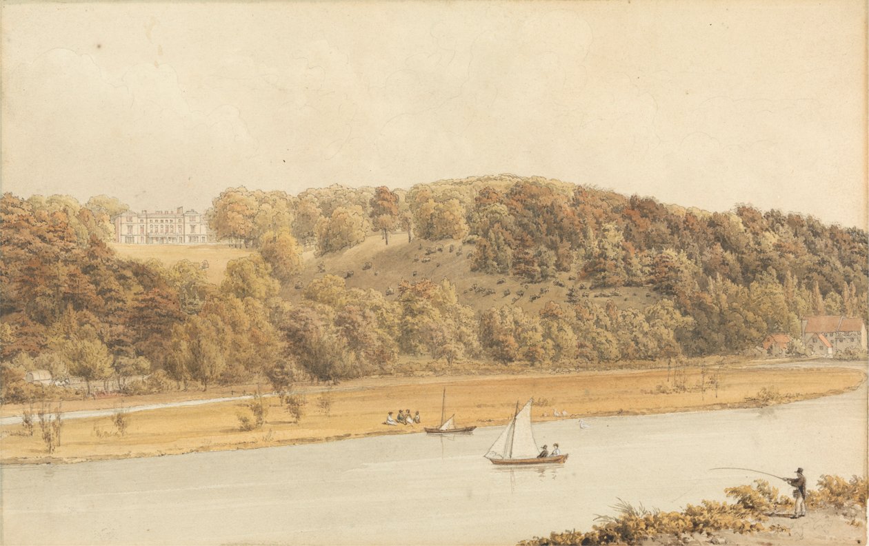 Park Place, Henley on Thames alkotó: William Westall