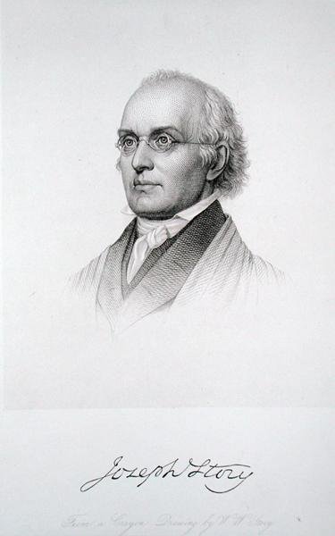 Joseph Story (metszet) alkotó: William Wetmore (after) Story
