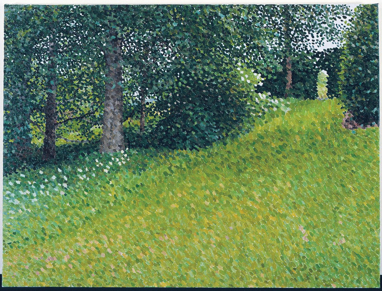 Kert, Szürke nap, 2003 (olaj, vászon) alkotó: William Wilkins