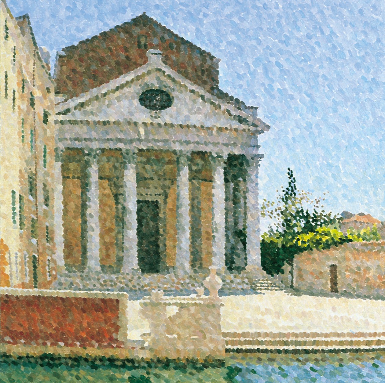 San Nicola dei Tolentini, Velence, 2001 (olaj, vászon) alkotó: William Wilkins