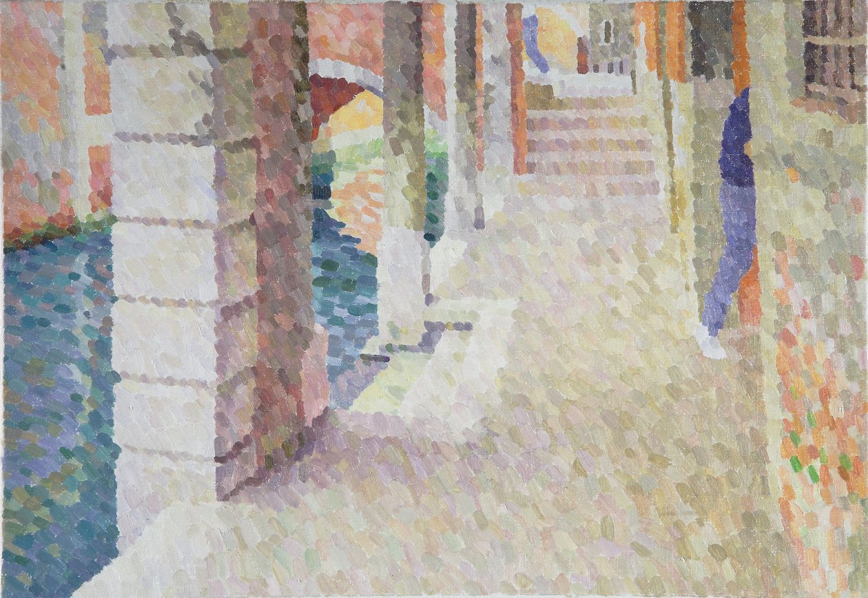 Sotoportego Panada, Velence, 2011 (olaj, vászon) alkotó: William Wilkins