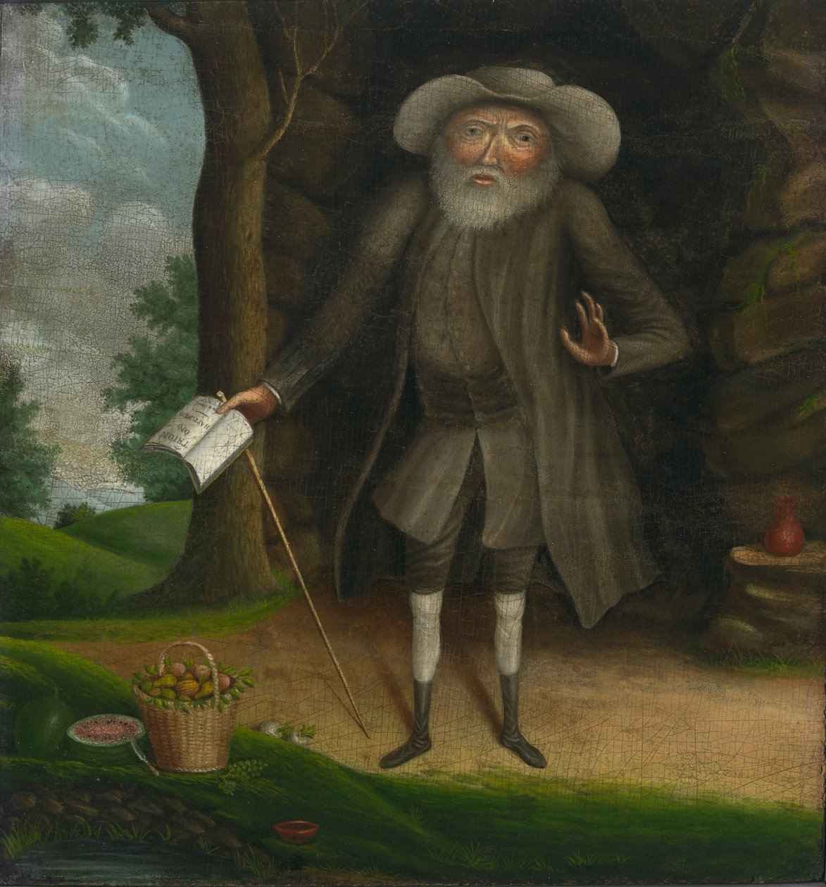 Benjamin Lay, c. 1750-1758. alkotó: William Williams