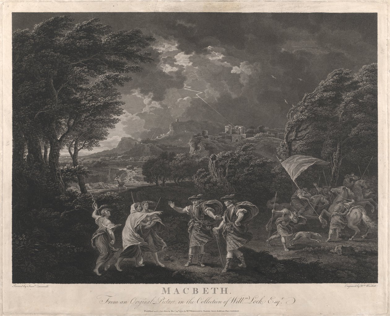Macbeth és a boszorkányok alkotó: William Woollett