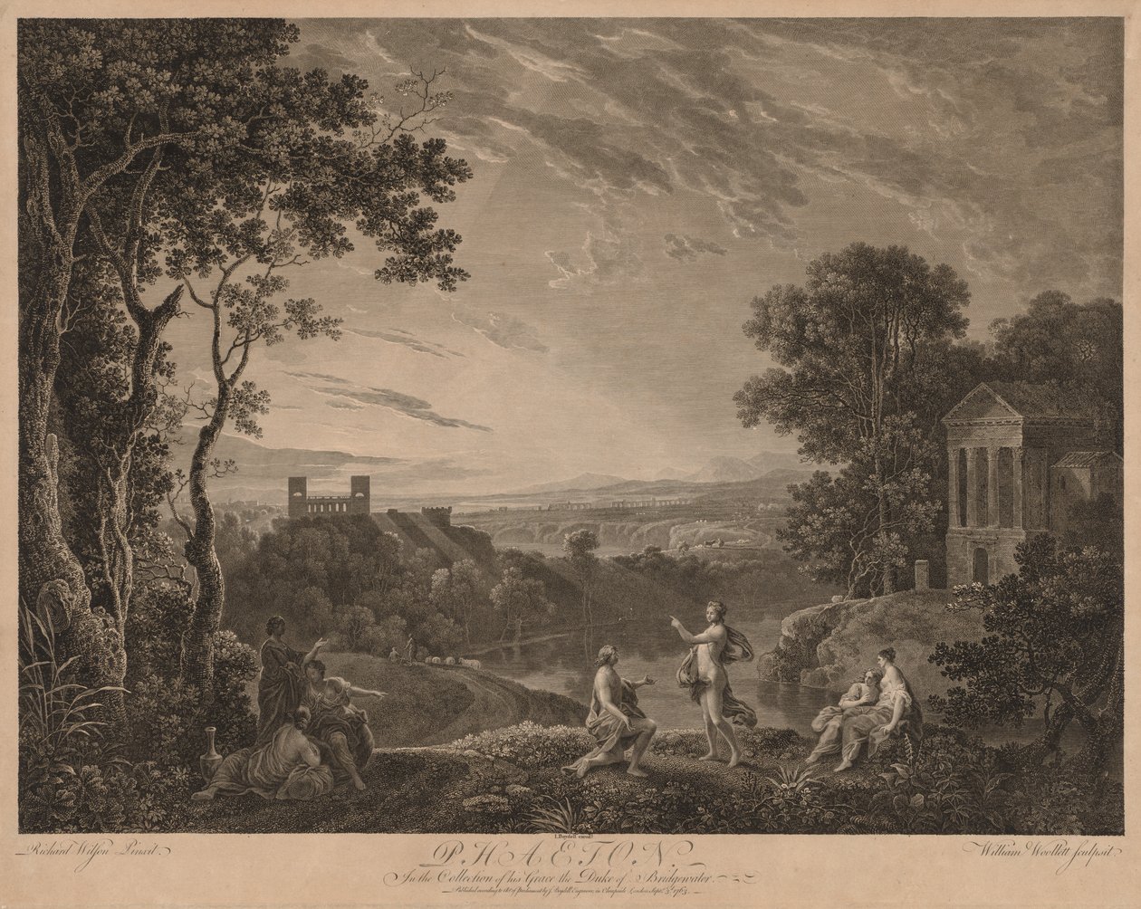 Phaeton, 1763 alkotó: William Woollett