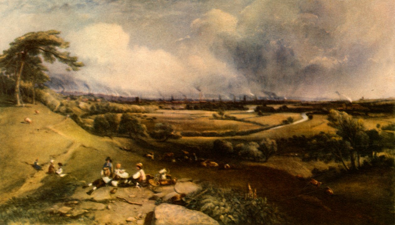 "Manchester kilátása Higher Broughtonból", 1835, 1943. alkotó: William Wyld