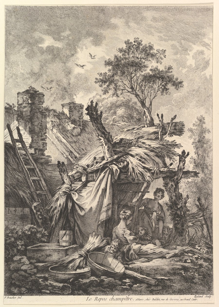 Pihenjen az országban. alkotó: William Wynne Ryland