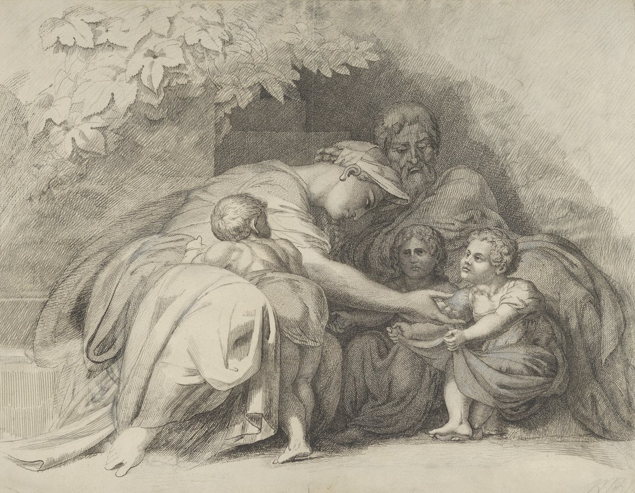 Én is, Édesanyám! Én is, anyám!, 1828. alkotó: William Young Ottley
