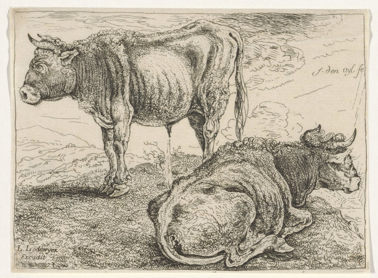 két ökör alkotó: William Young Ottley