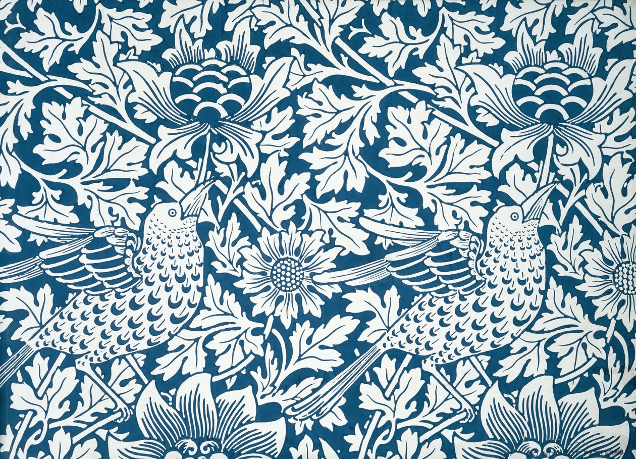 Tapéta mintakönyv, 1917 előtt (nyomtatott) alkotó: William and Company Morris