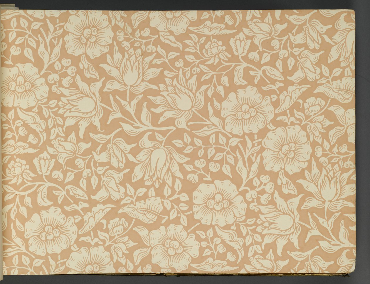 Tapéta mintakönyv, 1917 előtt (nyomtatott) alkotó: William and Company Morris