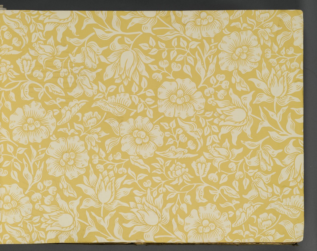Tapéta mintakönyv, 1917 előtt (nyomtatott) alkotó: William and Company Morris