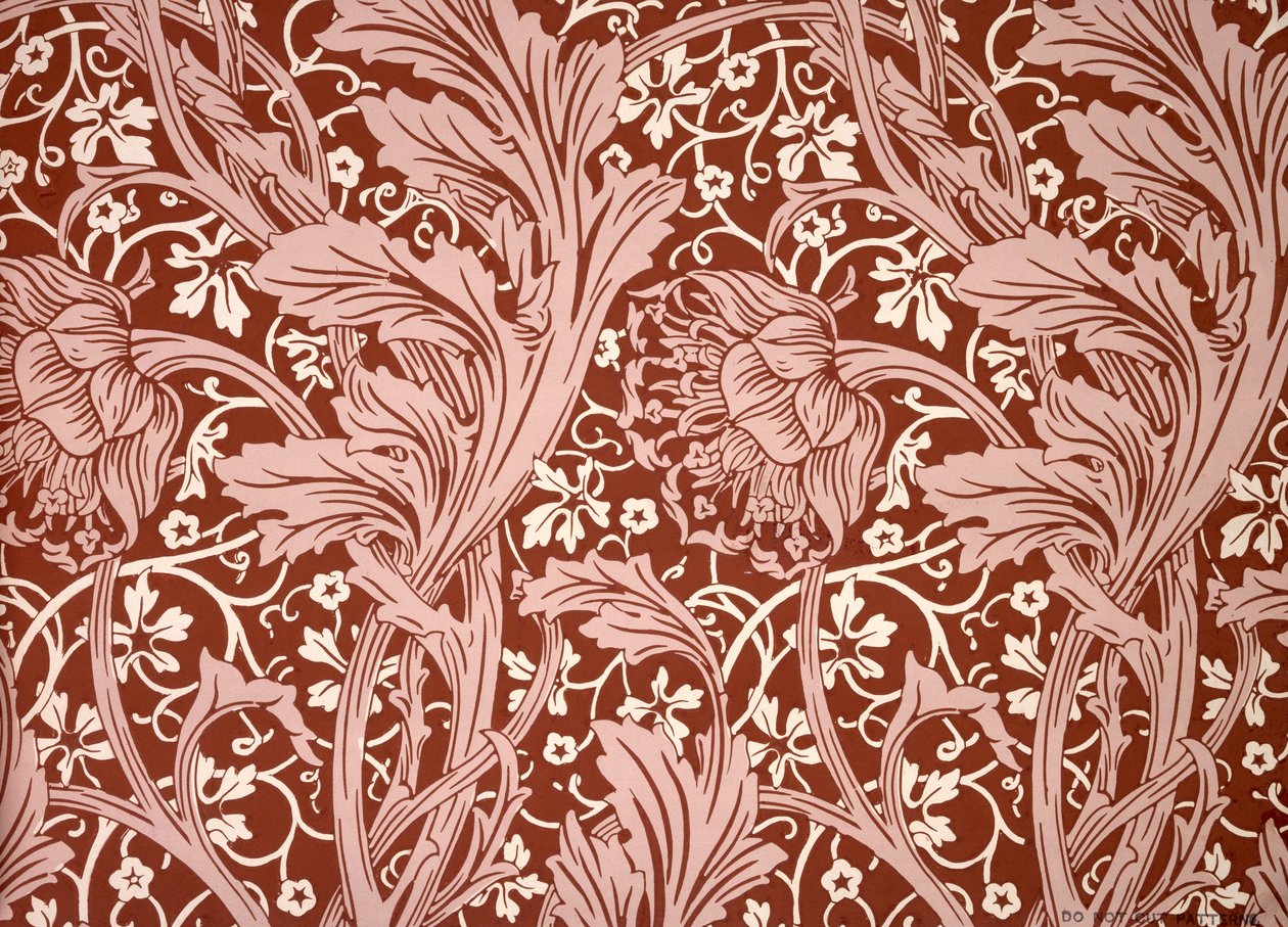 Tapéta mintakönyv, 1917 előtt (nyomtatott) alkotó: William and Company Morris