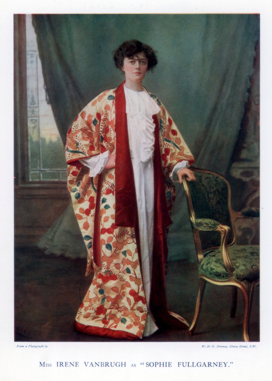 Dame Irene Vanbrugh, angol színésznő, 1901 alkotó: William and Daniel Downey