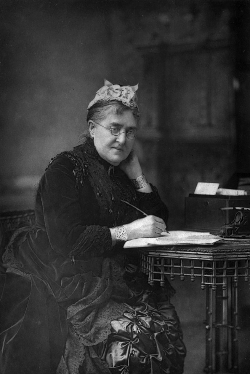 Eliza Lynn Linton 1822-1898, brit regényíró, esszéíró és újságíró, 1890. alkotó: William and Daniel Downey