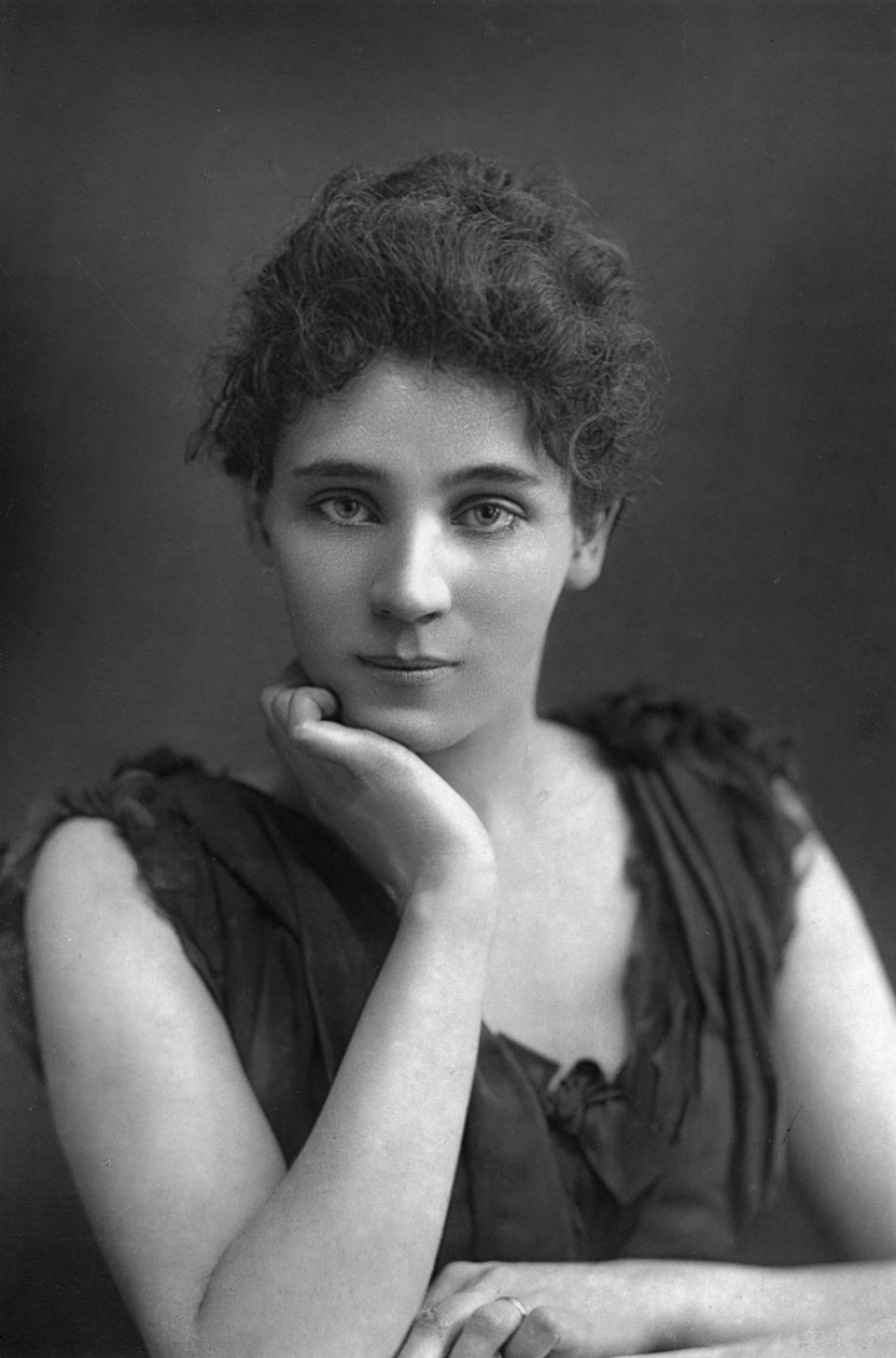 Elizabeth Robins (1862-1952) amerikai színésznő, drámaíró, regényíró és szüfrazsett (1893). alkotó: William and Daniel Downey