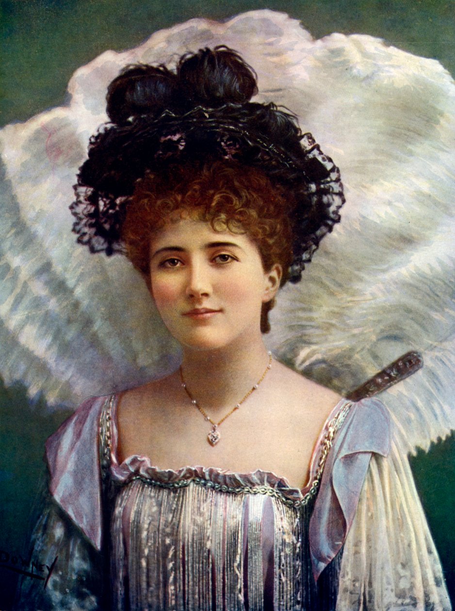 Ethel Matthews, színésznő, 1899-1900. alkotó: William and Daniel Downey
