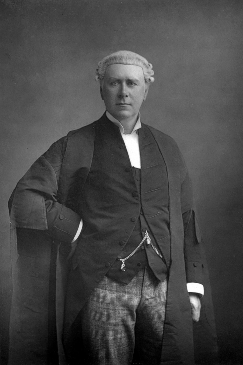 Frank Lockwood 1846-1897, angol ügyvéd és politikus, 1890. alkotó: William and Daniel Downey