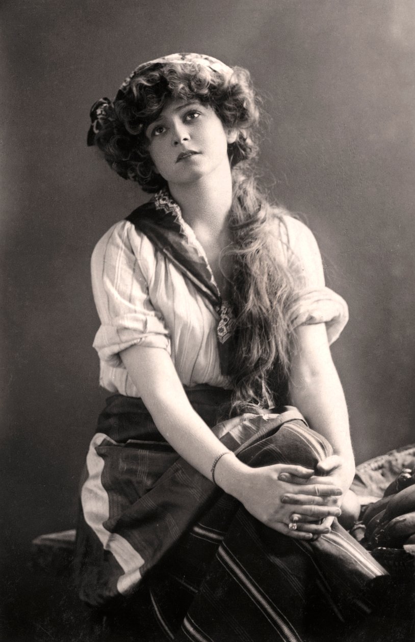 Gabrielle Ray 1883-1973, angol színésznő, a XX. század elején. alkotó: William and Daniel Downey