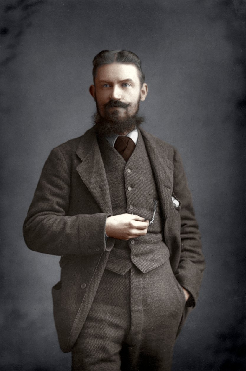 George Bernard Shaw ír drámaíró, kritikus és Fabian, 1893. alkotó: William and Daniel Downey
