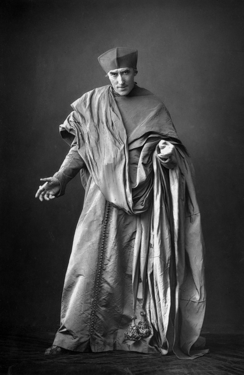 Henry Irving 1838-1905, angol színész, 1893. alkotó: William and Daniel Downey