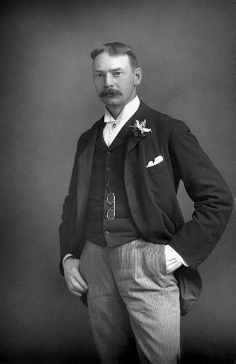 Jerome K. Jerome 1859-1927, angol szerző, 1893. alkotó: William and Daniel Downey