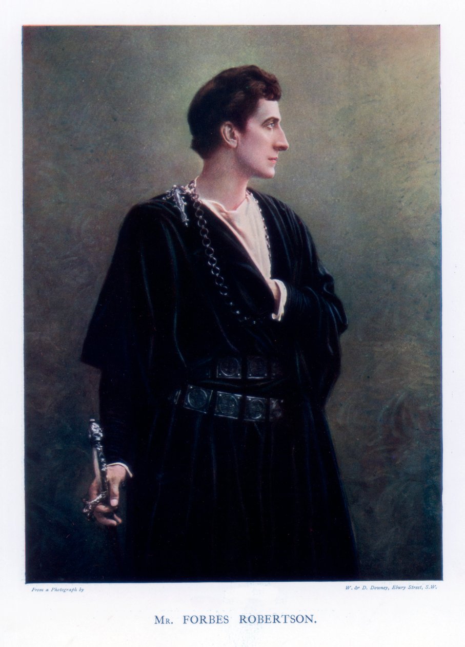 John Forbes-Robertson brit színész és színházi menedzser, 1901. alkotó: William and Daniel Downey
