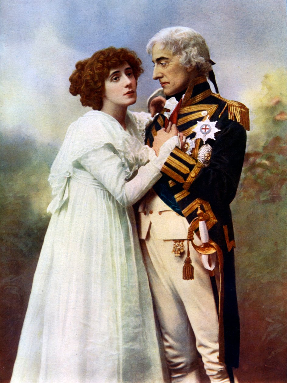Johnston Forbes-Robertson 1853-1937 és Mrs. Patrick Campbell 1865-1940, 1899-1900. alkotó: William and Daniel Downey