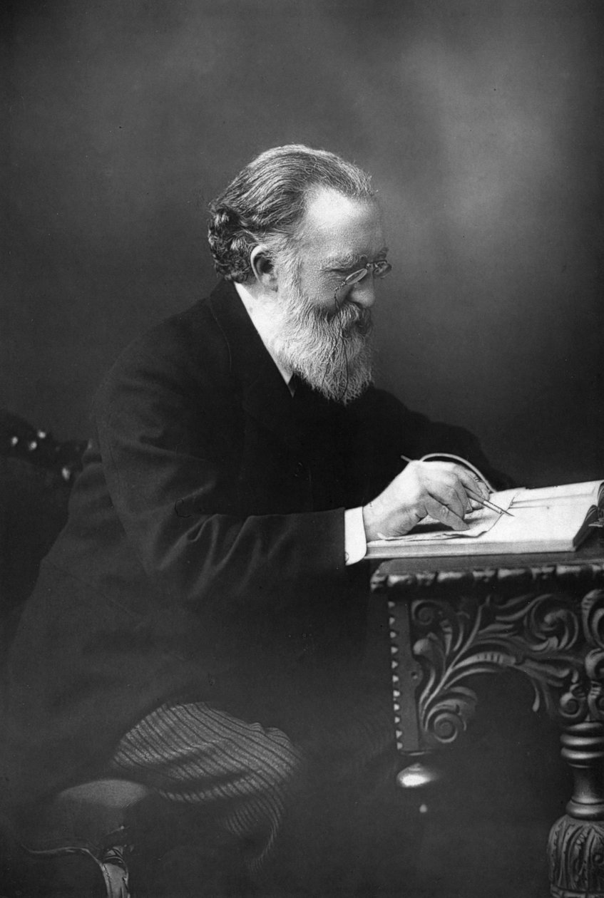 Justin McCarthy 1830-1912 ír politikus, történész és regényíró, 1893. alkotó: William and Daniel Downey