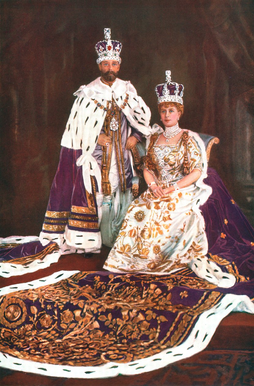 V. György király és Mária királyné, 1911 alkotó: William and Daniel Downey