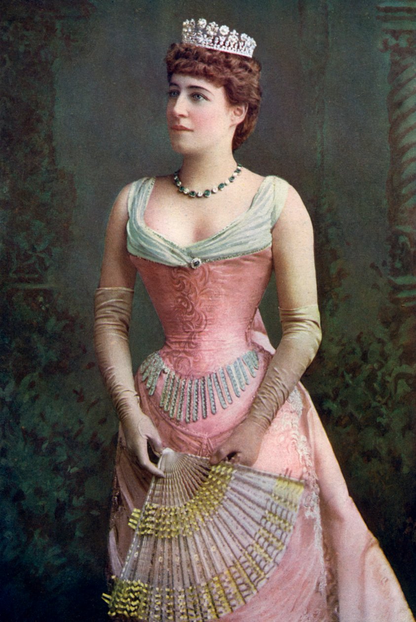 Lillie Langtry 1853-1929, angol színésznő, 1899-1900. alkotó: William and Daniel Downey