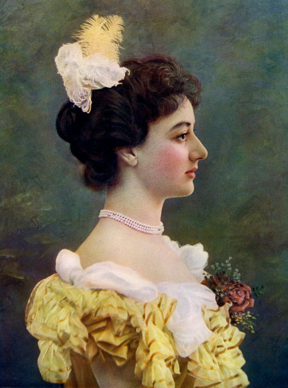 Maud Hoffman, színésznő, 1899-1900. alkotó: William and Daniel Downey