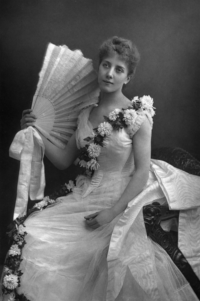 Maude Millett, színésznő, 1890. alkotó: William and Daniel Downey