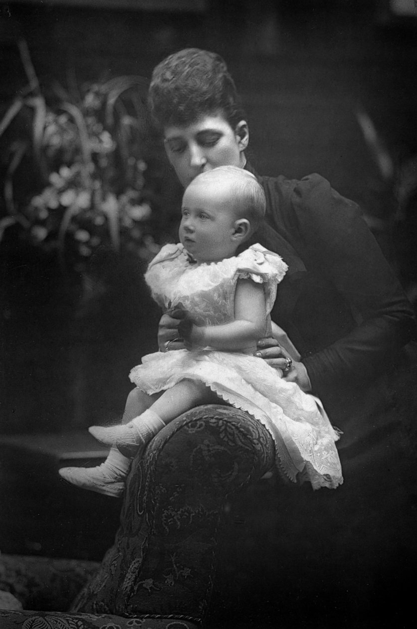 Louise hercegnő 1867-1931 lányával, Alexandra hercegnővel 1891-1959, 1893. alkotó: William and Daniel Downey