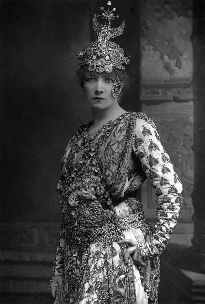 Sarah Bernhardt 1844-1923, francia színpadi színésznő, 1890. alkotó: William and Daniel Downey