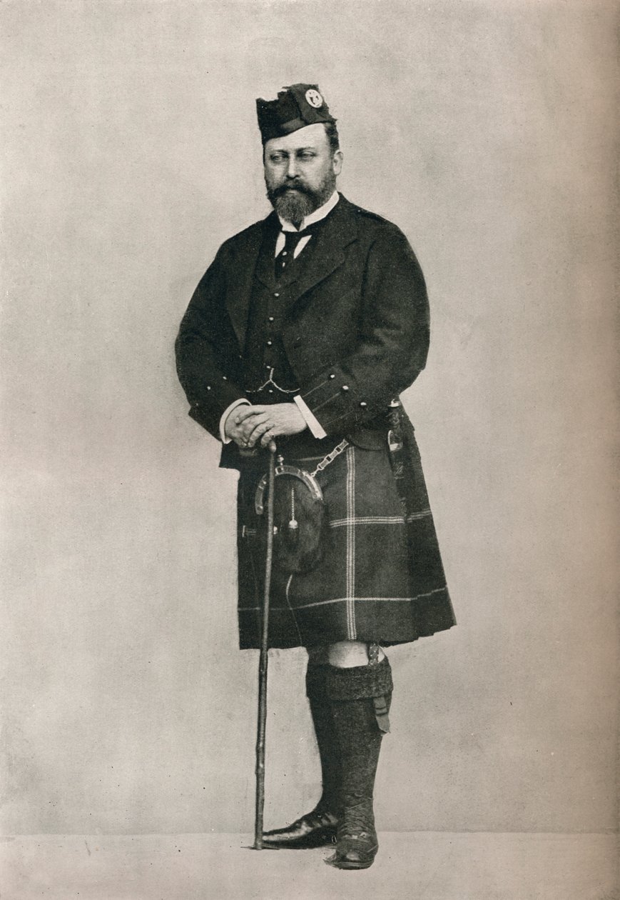 A walesi herceg felvidéki jelmezben, 1886 1910 alkotó: William and Daniel Downey