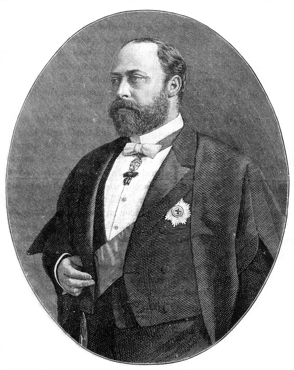 A walesi herceg talárjában, mint a Középtemplom padosa, 1900. alkotó: William and Daniel Downey
