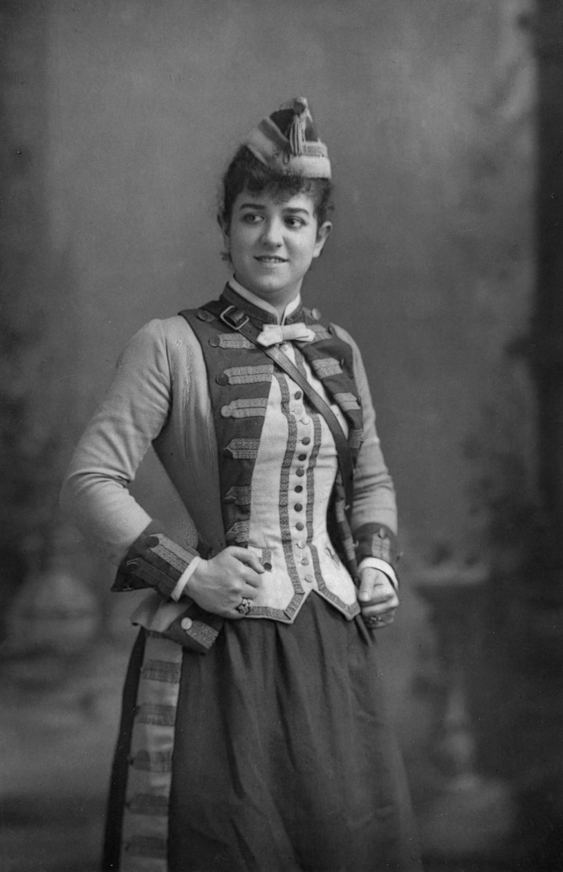 Zelie de Lussan 1861-1949, amerikai mezzoszoprán, 1893. alkotó: William and Daniel Downey